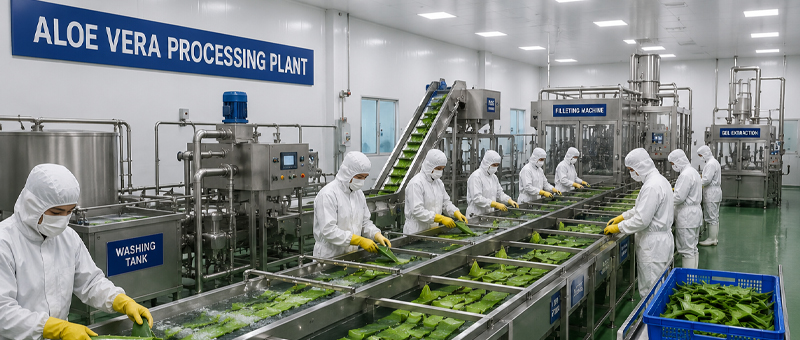     Aloe Vera Processing Plant
