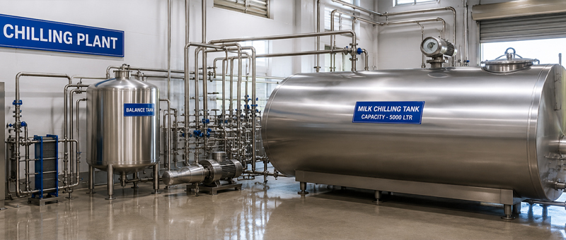 Milk Chilling Plant

