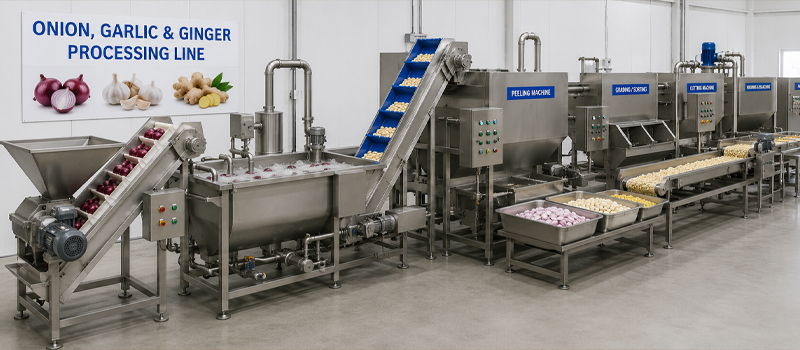 Onion Garlic Ginger Processing Line