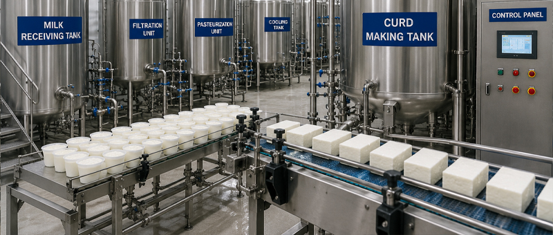 Paneer & Curd Plant
