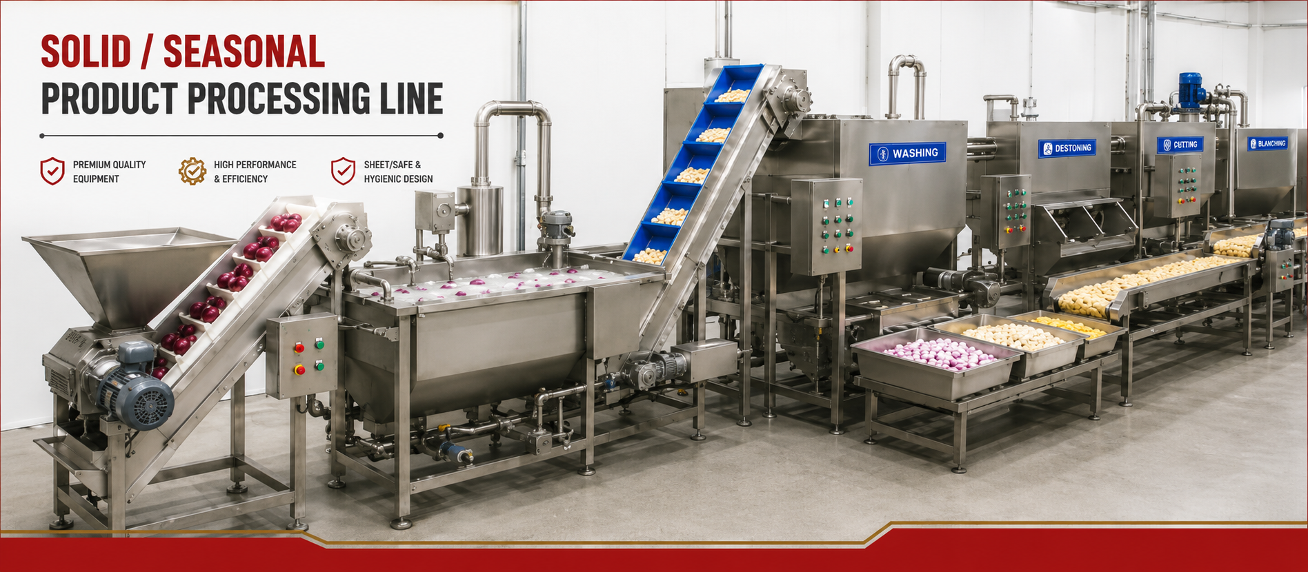 Solid / Seasonal Product Processing Line
