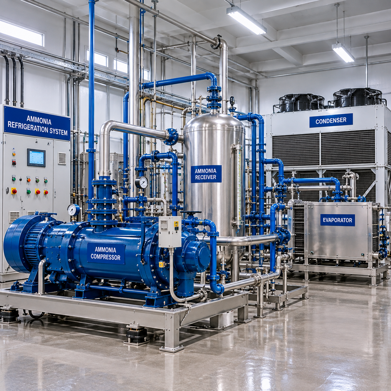 Top Ammonia Refrigeration System Manufacturers in India by H. A. Engineering