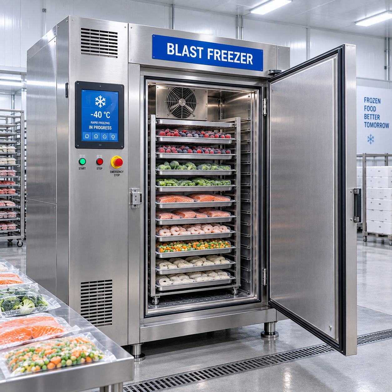 Top Blast Freezer Manufacturers in India by H. A. Engineering