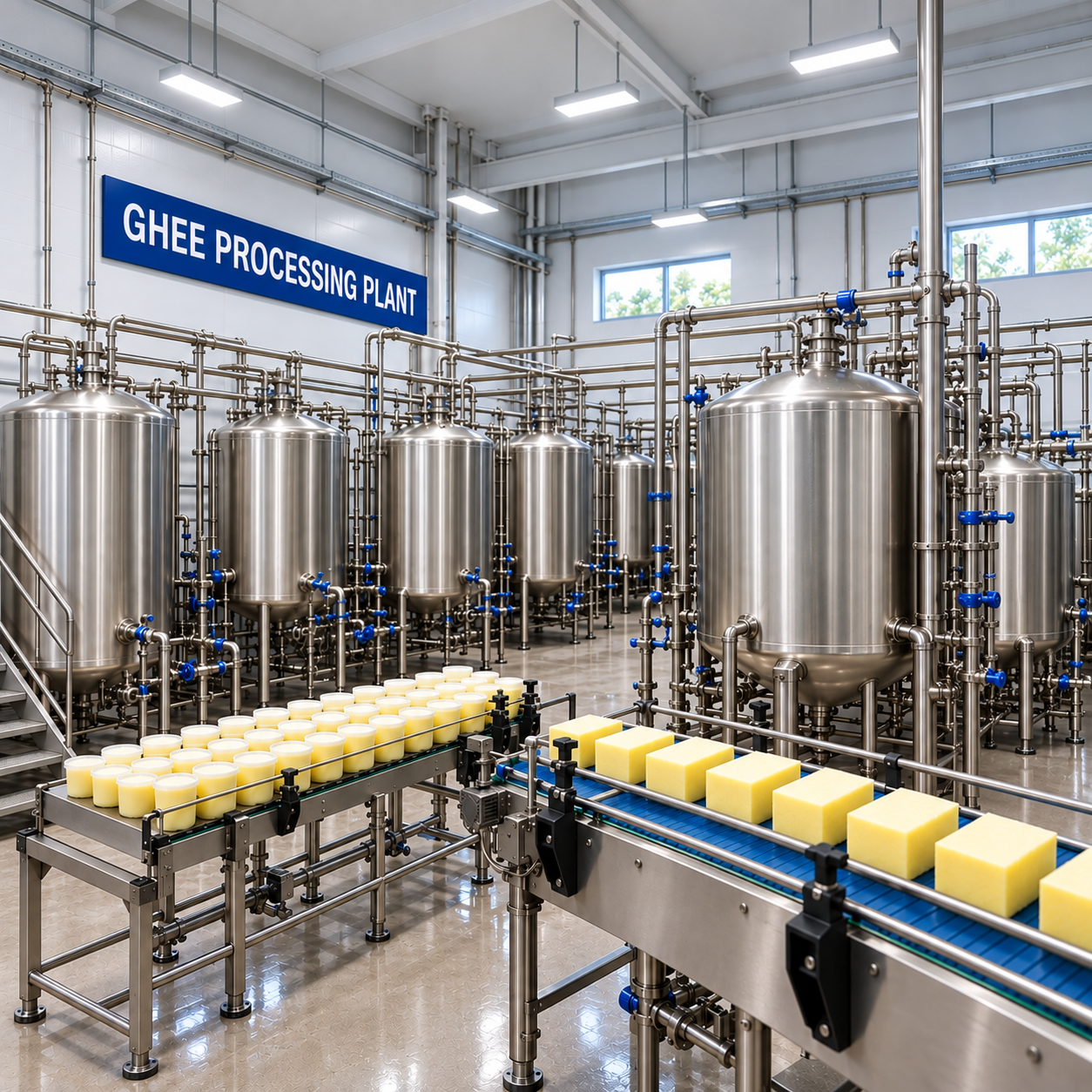 Top Ghee Processing Plant Manufacturers in India by H. A. Engineering
