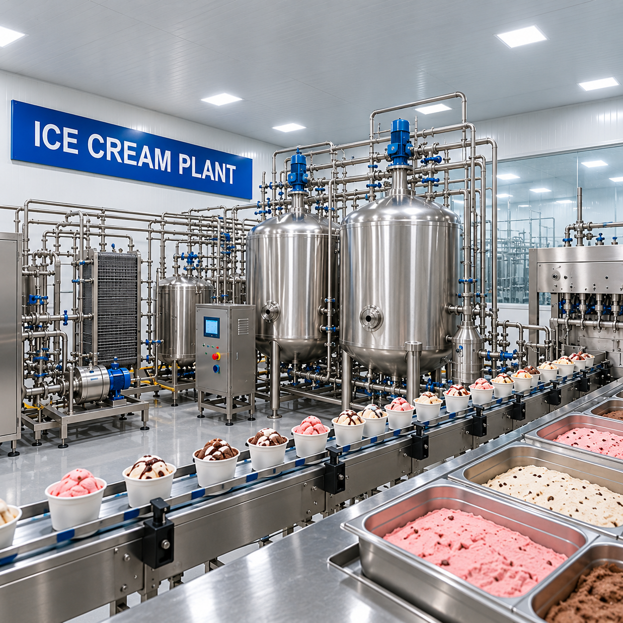 Top Ice Cream Plant Manufacturers in India by H. A. Engineering