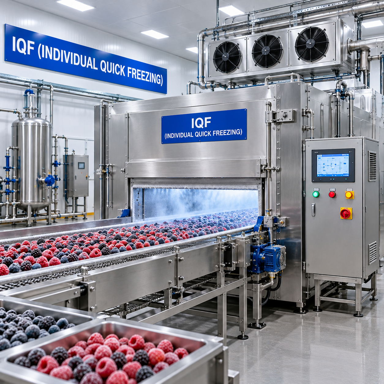 Top IQF (Individual Quick Freezing) Manufacturers in India by H. A. Engineering