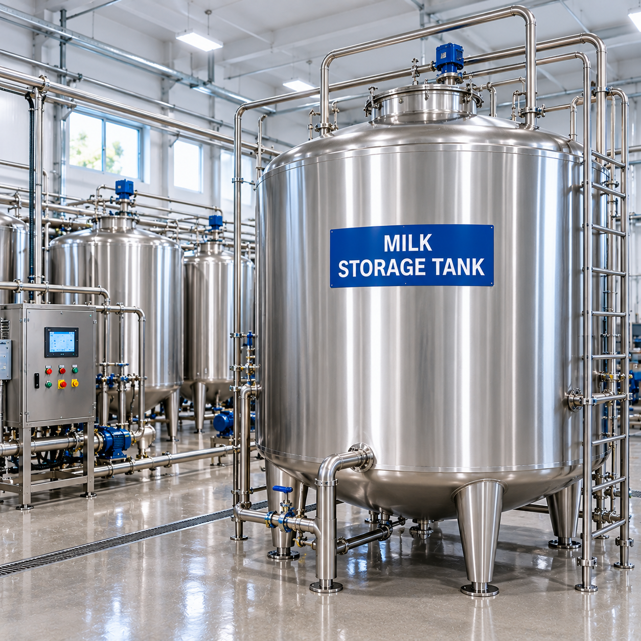 Top Milk Storage Tank Manufacturers in India by H. A. Engineering